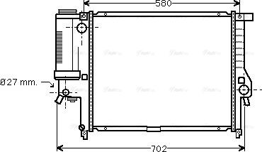 Ava Quality Cooling BW 2140 - Hladnjak, hladjenje motora www.molydon.hr