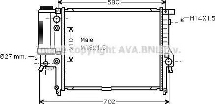 Ava Quality Cooling BW 2143 - Hladnjak, hladjenje motora www.molydon.hr