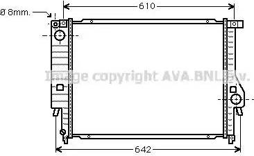 Ava Quality Cooling BW2158 - Hladnjak, hladjenje motora www.molydon.hr