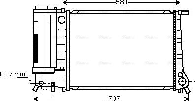 Ava Quality Cooling BW 2163 - Hladnjak, hladjenje motora www.molydon.hr