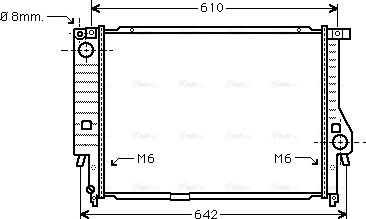 Ava Quality Cooling BW 2167 - Hladnjak, hladjenje motora www.molydon.hr