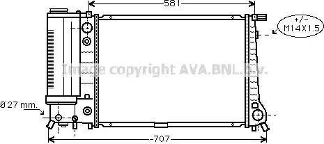 Ava Quality Cooling BW 2105 - Hladnjak, hladjenje motora www.molydon.hr