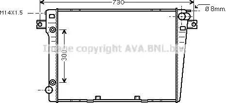 Ava Quality Cooling BW 2107 - Hladnjak, hladjenje motora www.molydon.hr