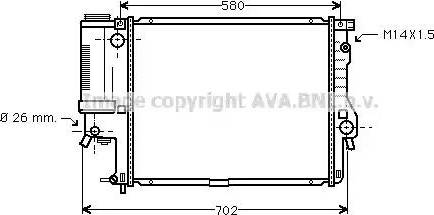 Ava Quality Cooling BW 2186 - Hladnjak, hladjenje motora www.molydon.hr