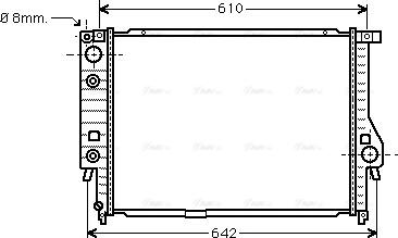 Ava Quality Cooling BW 2136 - Hladnjak, hladjenje motora www.molydon.hr