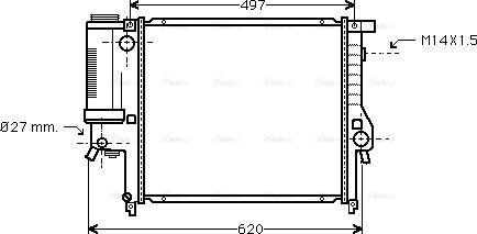 Ava Quality Cooling BW 2124 - Hladnjak, hladjenje motora www.molydon.hr