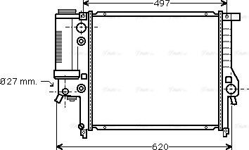 Ava Quality Cooling BW 2125 - Hladnjak, hladjenje motora www.molydon.hr