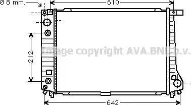 Ava Quality Cooling BW 2126 - Hladnjak, hladjenje motora www.molydon.hr