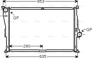 Ava Quality Cooling BW 2335 - Hladnjak, hladjenje motora www.molydon.hr