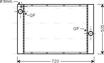 Ava Quality Cooling BW 2372 - Hladnjak, hladjenje motora www.molydon.hr