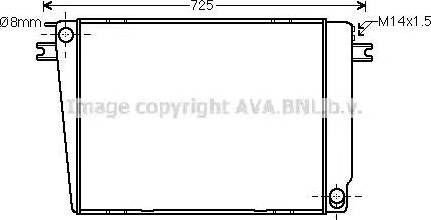 Ava Quality Cooling BW 2241 - Hladnjak, hladjenje motora www.molydon.hr