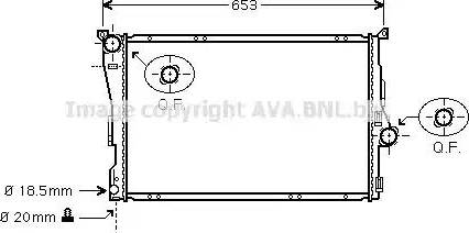 Ava Quality Cooling BW 2205 - Hladnjak, hladjenje motora www.molydon.hr