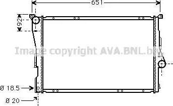 Ava Quality Cooling BW2208 - Hladnjak, hladjenje motora www.molydon.hr