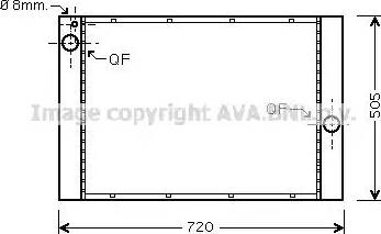 Ava Quality Cooling BW 2284 - Hladnjak, hladjenje motora www.molydon.hr