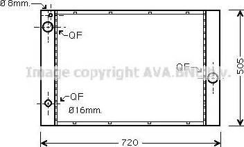 Ava Quality Cooling BW 2285 - Hladnjak, hladjenje motora www.molydon.hr