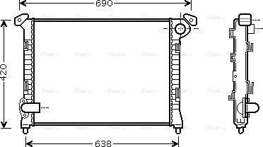 Ava Quality Cooling BW 2286 - Hladnjak, hladjenje motora www.molydon.hr