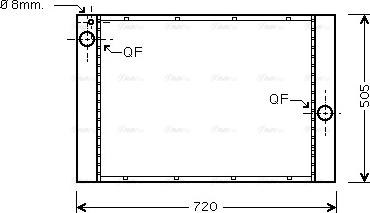 Ava Quality Cooling BW 2283 - Hladnjak, hladjenje motora www.molydon.hr