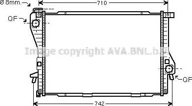 Ava Quality Cooling BW 2235 - Hladnjak, hladjenje motora www.molydon.hr