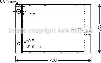 Ava Quality Cooling BW 2236 - Hladnjak, hladjenje motora www.molydon.hr