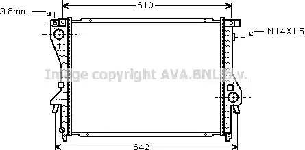 Ava Quality Cooling BW 2222 - Hladnjak, hladjenje motora www.molydon.hr