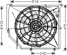 Ava Quality Cooling BW 7502 - Ventilator, hladjenje motora www.molydon.hr