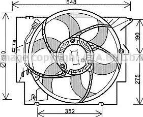 Ava Quality Cooling BW 7515 - Ventilator, hladjenje motora www.molydon.hr