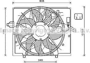 Ava Quality Cooling BW7537 - Ventilator, hladjenje motora www.molydon.hr