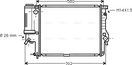 Ava Quality Cooling BWA2186 - Hladnjak, hladjenje motora www.molydon.hr