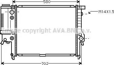 Ava Quality Cooling BWA2122 - Hladnjak, hladjenje motora www.molydon.hr