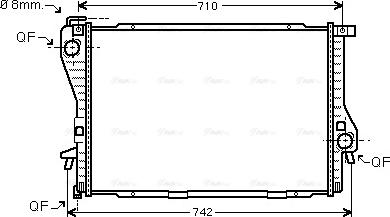 Ava Quality Cooling BWA2301 - Hladnjak, hladjenje motora www.molydon.hr