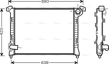 Ava Quality Cooling BWA2314 - Hladnjak, hladjenje motora www.molydon.hr