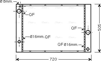 Ava Quality Cooling BWA2338 - Hladnjak, hladjenje motora www.molydon.hr