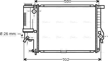 Ava Quality Cooling BWA2201 - Hladnjak, hladjenje motora www.molydon.hr