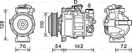 Ava Quality Cooling BWAK495 - Kompresor, klima-Uređaj www.molydon.hr