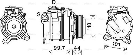 Ava Quality Cooling BWAK493 - Kompresor, klima-Uređaj www.molydon.hr