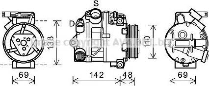 Ava Quality Cooling BWK443 - Kompresor, klima-Uređaj www.molydon.hr