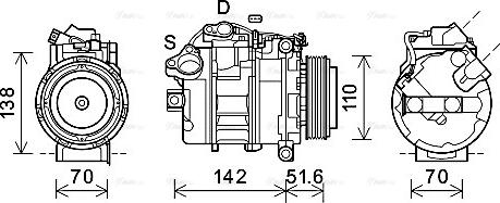 Ava Quality Cooling BWAK487 - Kompresor, klima-Uređaj www.molydon.hr