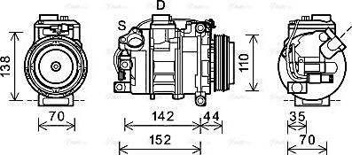 Ava Quality Cooling BWAK423 - Kompresor, klima-Uređaj www.molydon.hr