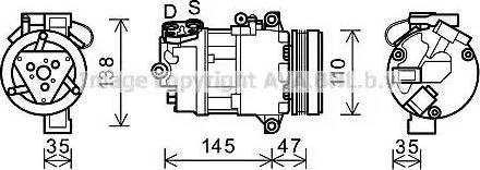 Ava Quality Cooling BWK395 - Kompresor, klima-Uređaj www.molydon.hr