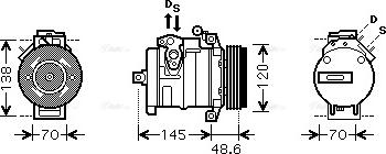 Ava Quality Cooling BWAK345 - Kompresor, klima-Uređaj www.molydon.hr