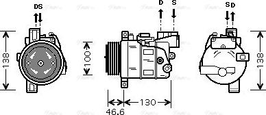 Ava Quality Cooling BW K319 - Kompresor, klima-Uređaj www.molydon.hr