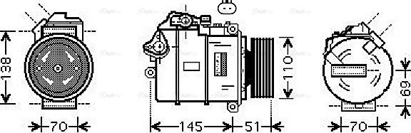 Ava Quality Cooling BWAK384 - Kompresor, klima-Uređaj www.molydon.hr