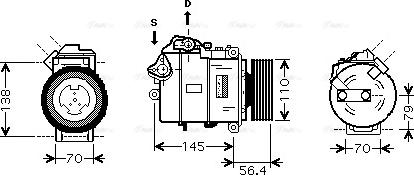 Ava Quality Cooling BW K330 - Kompresor, klima-Uređaj www.molydon.hr