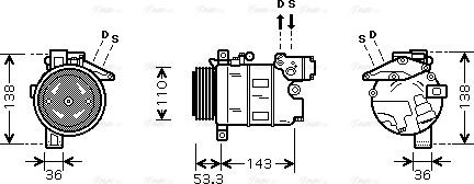 Ava Quality Cooling BW K321 - Kompresor, klima-Uređaj www.molydon.hr