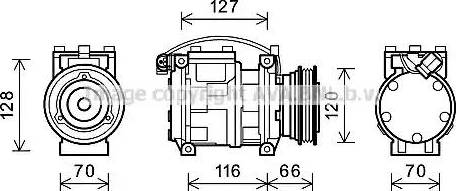 Ava Quality Cooling BW K230 - Kompresor, klima-Uređaj www.molydon.hr