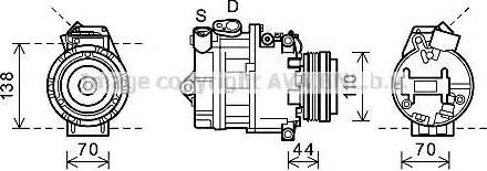 Ava Quality Cooling BWK407 - Kompresor, klima-Uređaj www.molydon.hr