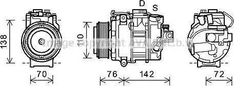 Ava Quality Cooling BWK419 - Kompresor, klima-Uređaj www.molydon.hr