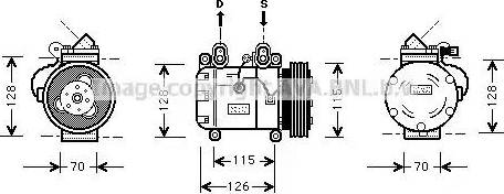 Ava Quality Cooling BW K051 - Kompresor, klima-Uređaj www.molydon.hr