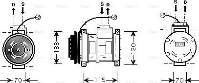 Ava Quality Cooling BW K065 - Kompresor, klima-Uređaj www.molydon.hr