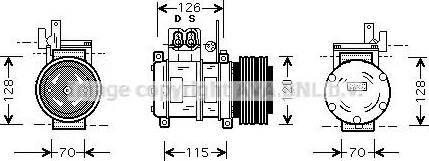 Ava Quality Cooling BW K073 - Kompresor, klima-Uređaj www.molydon.hr